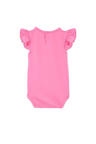 Milky Pink Sachet Broderie Bubbysuit Bodysuit Milky 