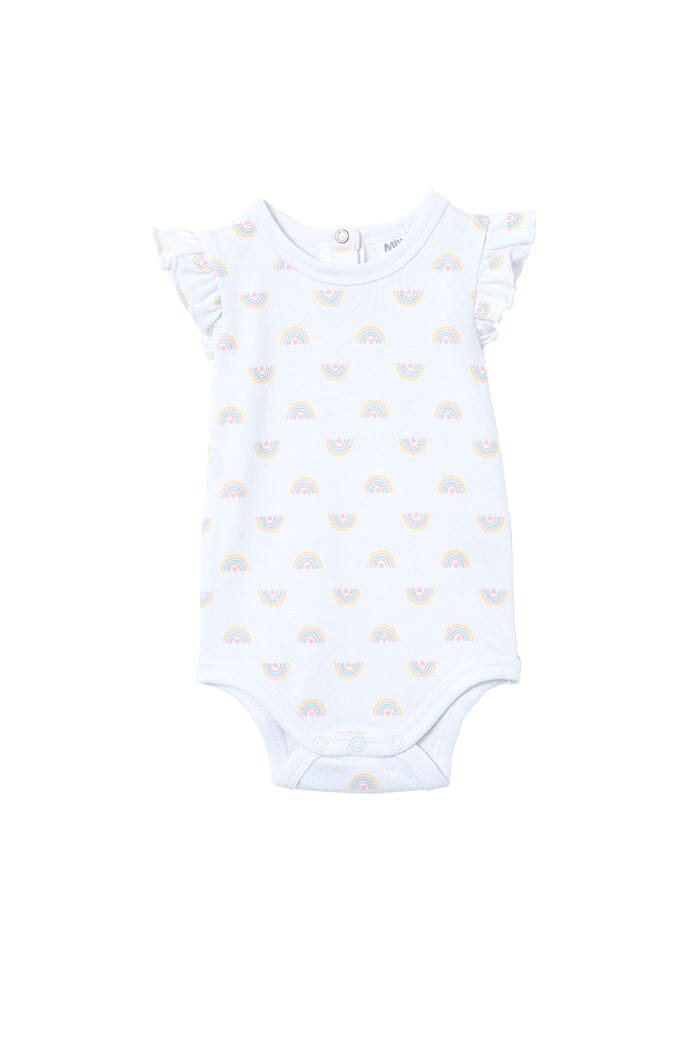 Milky Rainbow Frill Bubbysuit Bodysuit Milky 