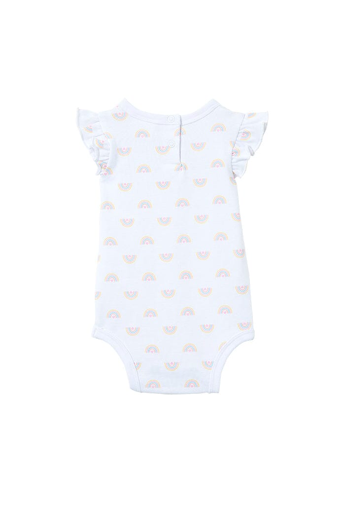 Milky Rainbow Frill Bubbysuit Bodysuit Milky 