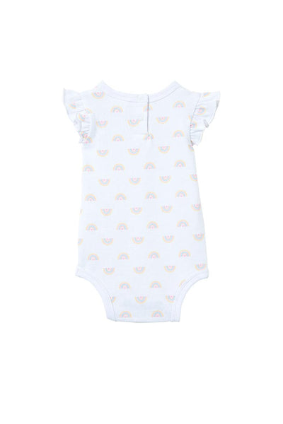 Milky Rainbow Frill Bubbysuit Bodysuit Milky 