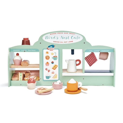 Mini Chef Bird's Nest Cafe SHOP Wooden Toy Tender Leaf Toys 