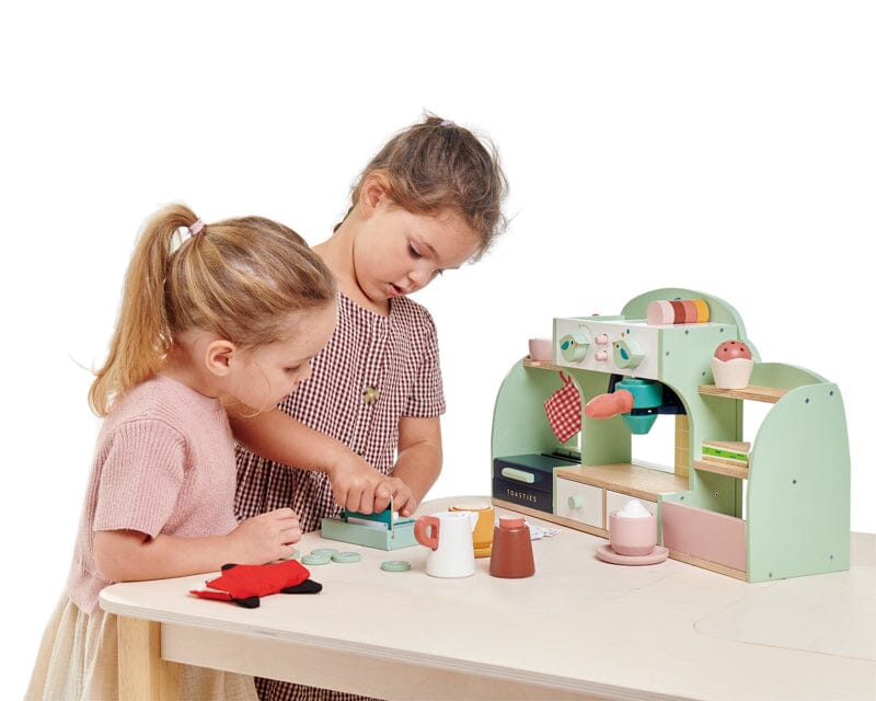 Mini Chef Bird's Nest Cafe SHOP Wooden Toy Tender Leaf Toys 