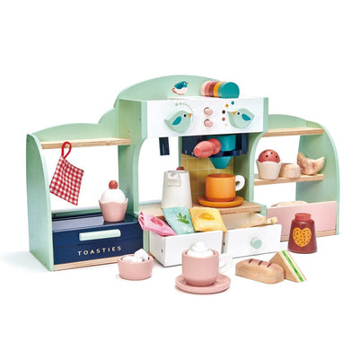 Mini Chef Bird's Nest Cafe SHOP Wooden Toy Tender Leaf Toys 