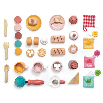 Mini Chef Bird's Nest Cafe SHOP Wooden Toy Tender Leaf Toys 