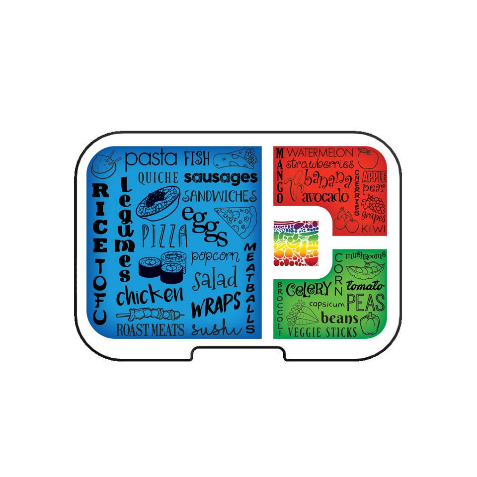 Mini4 Artwork Tray Feeding Munchbox 