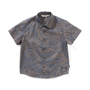 Munster Kids Camolines Shirt - Brown