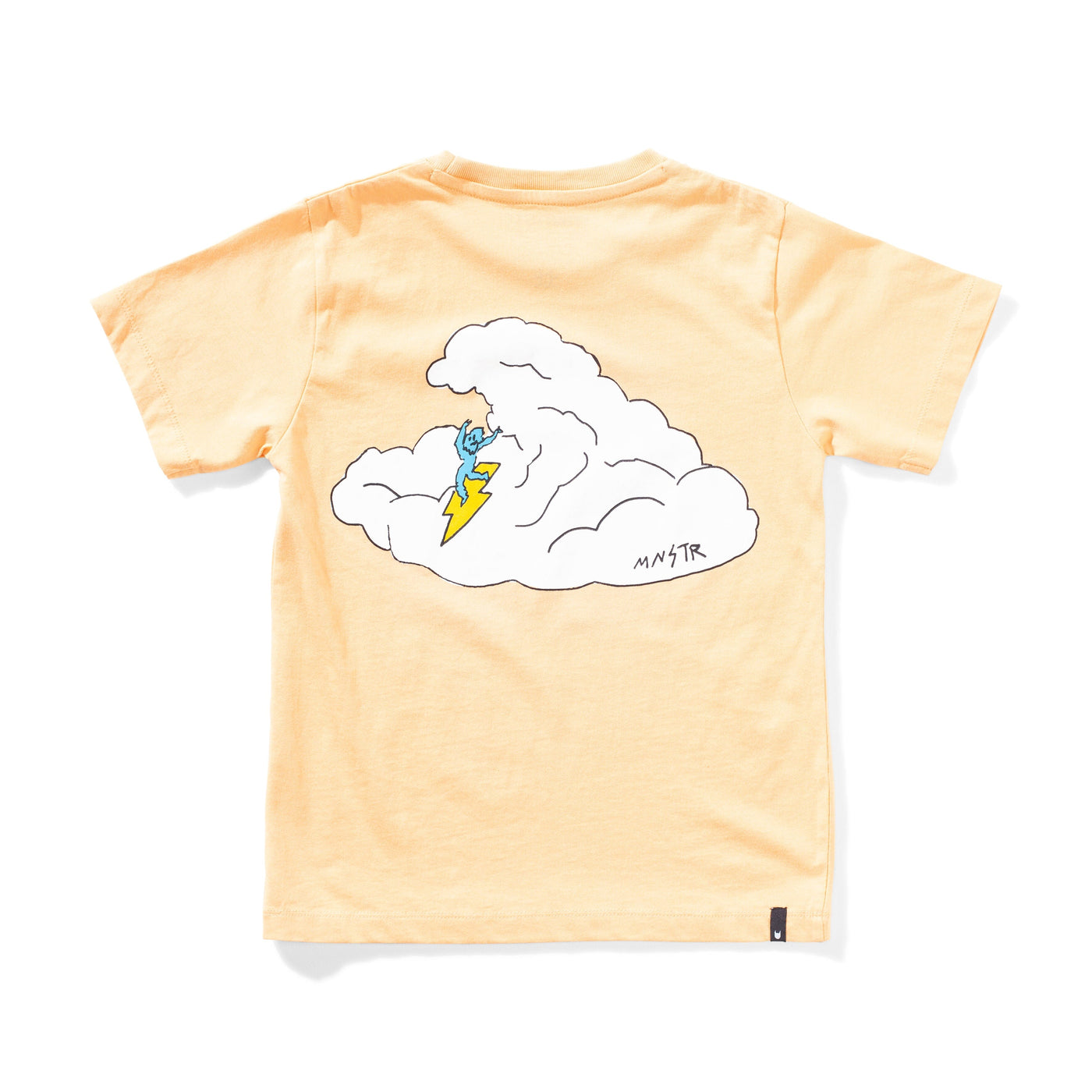 Munster Kids Cloudpool SS Tee - Peach Short Sleeve T-Shirt Munster Kids 