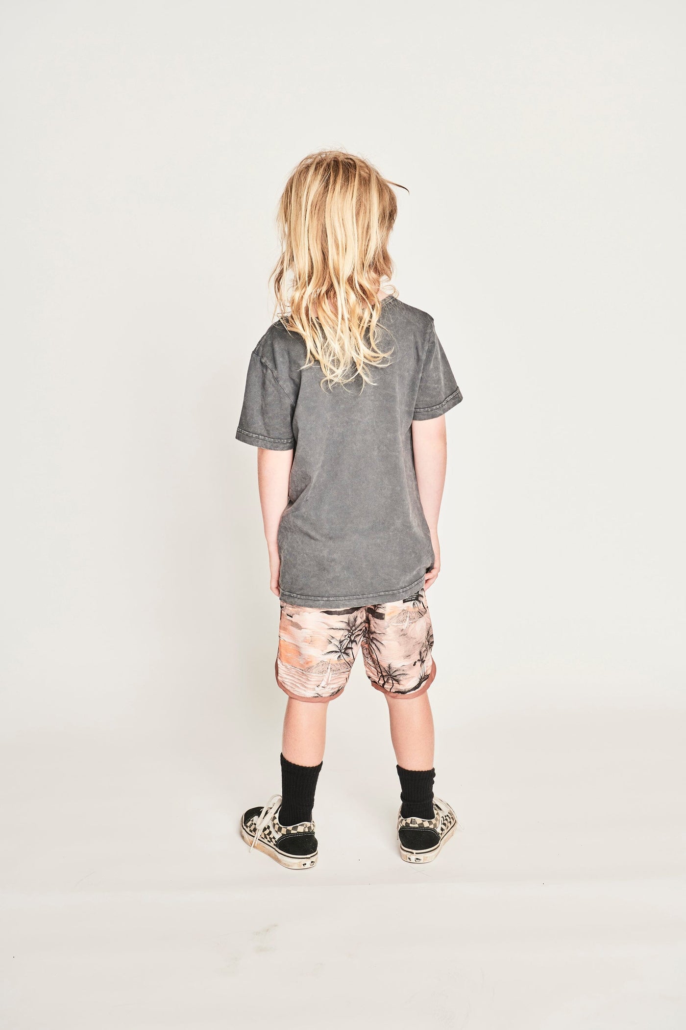 Munster Kids Dropin SS Tee - Mineral Blk Short Sleeve T-Shirt Munster Kids 