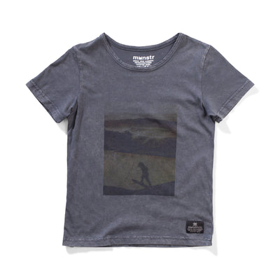 Munster Kids Dropin SS Tee - Mineral Blk Short Sleeve T-Shirt Munster Kids 