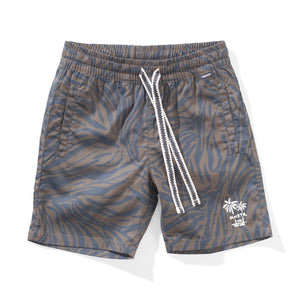 Munster Kids Stripes Short - Brown