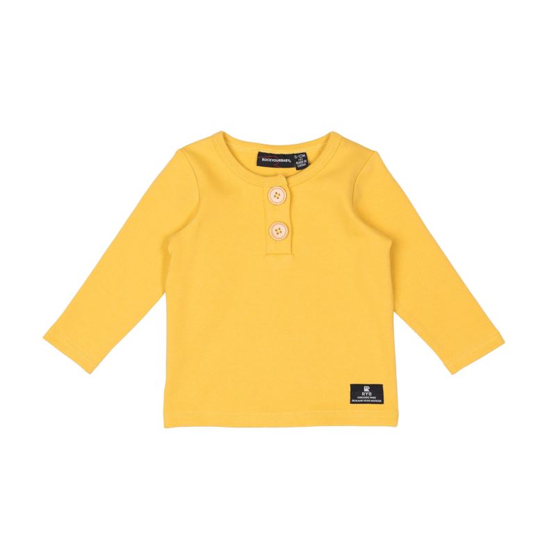 Mustard Baby T-Shirt Long Sleeve T-Shirt Rock Your Baby 