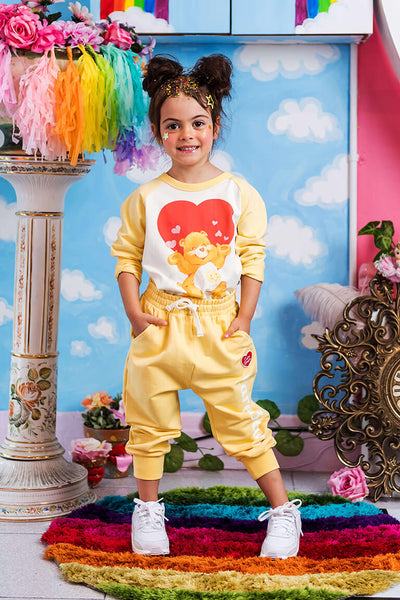 Mustard Care Bears Track Pants - Mustard Trackpant Rock Your Baby 