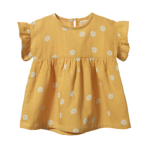 Nature Baby Clara Dress - Chamomile Sunshine Print