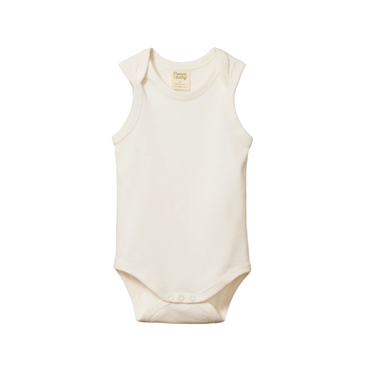 Nature Baby Cotton Singlet Bodysuit - Natural Bodysuit Nature Baby 