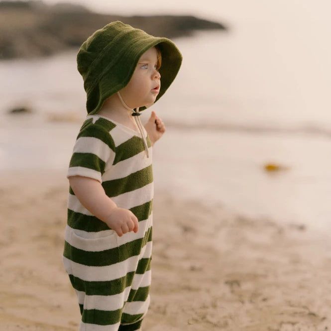 Nature Baby Ocean Suit - Bold Jungle Stripe Growsuit Nature Baby 