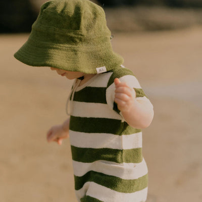 Nature Baby Ocean Suit - Bold Jungle Stripe Growsuit Nature Baby 
