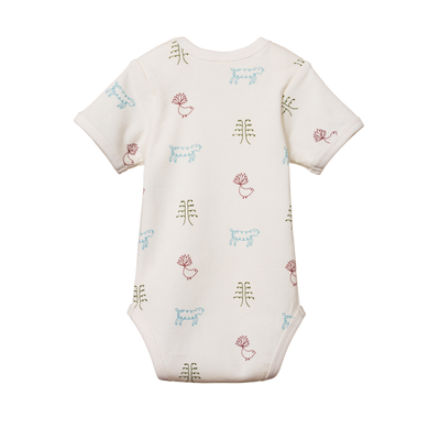 Nature Baby Short Sleeve Bodysuit - Nature Baby Print Bodysuit Nature Baby 