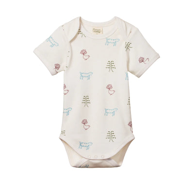 Nature Baby Short Sleeve Bodysuit - Nature Baby Print Bodysuit Nature Baby 