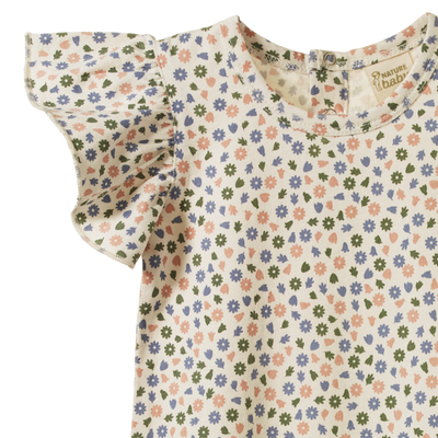 Nature Baby Tilly Suit - Chamomile Blooms Print Growsuit Nature Baby 