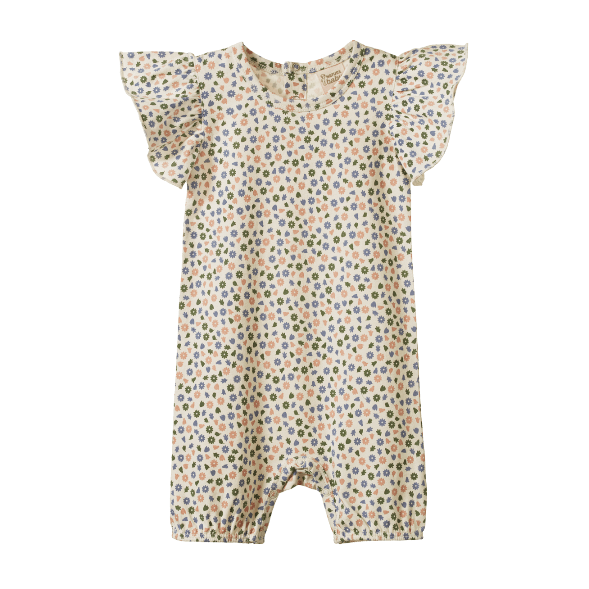 Nature Baby Tilly Suit - Chamomile Blooms Print Growsuit Nature Baby 