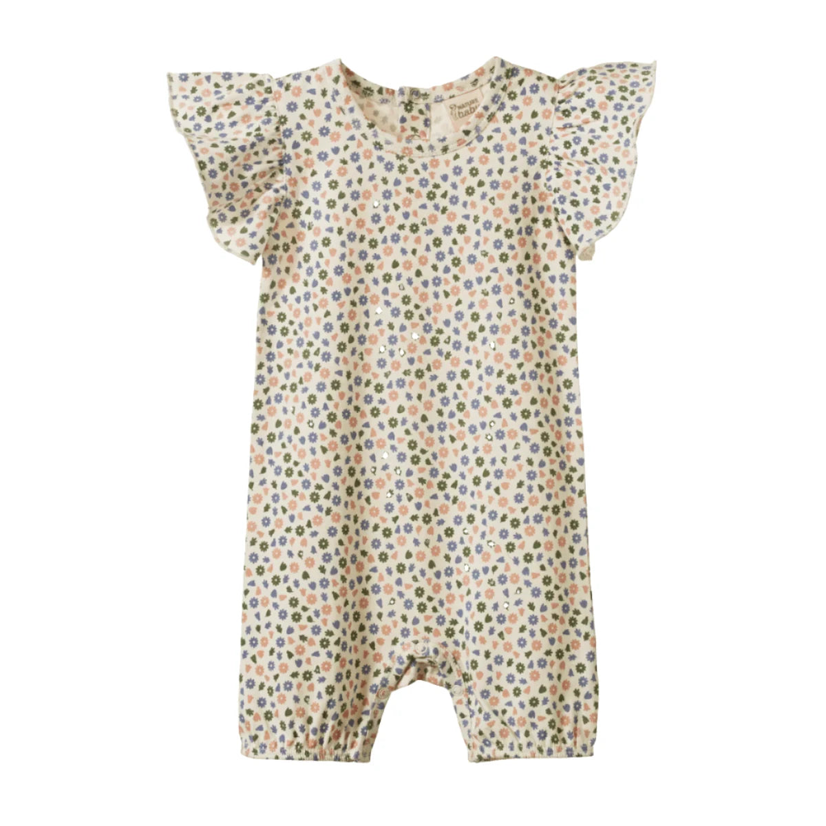 Nature Baby Tilly Suit - Chamomile Blooms Print Growsuit Nature Baby 