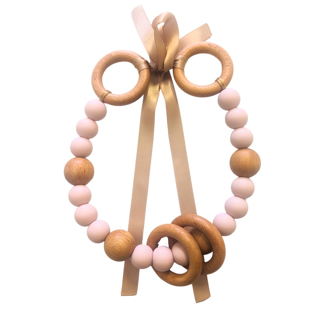 Nature Bubz Pram Garland Pram Garland Nature Bubz Dusky Pink 