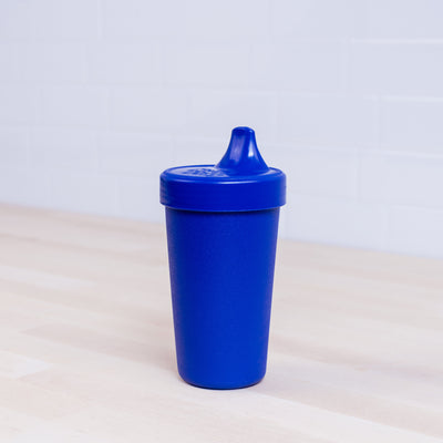 No-Spill Sippy Cup Feeding Re-Play Navy Blue 