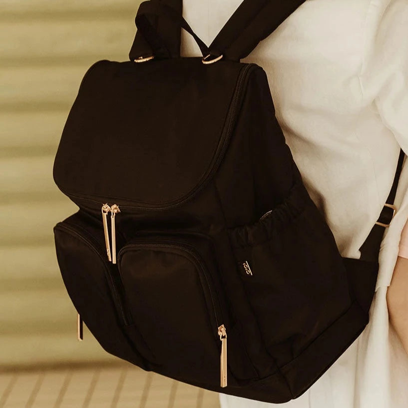 OiOi Signature Nappy Backpack Black Nylon