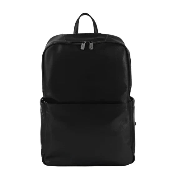 OiOi Multitasker Nappy Backpack - Black Faux Leather Backpacks OiOi 