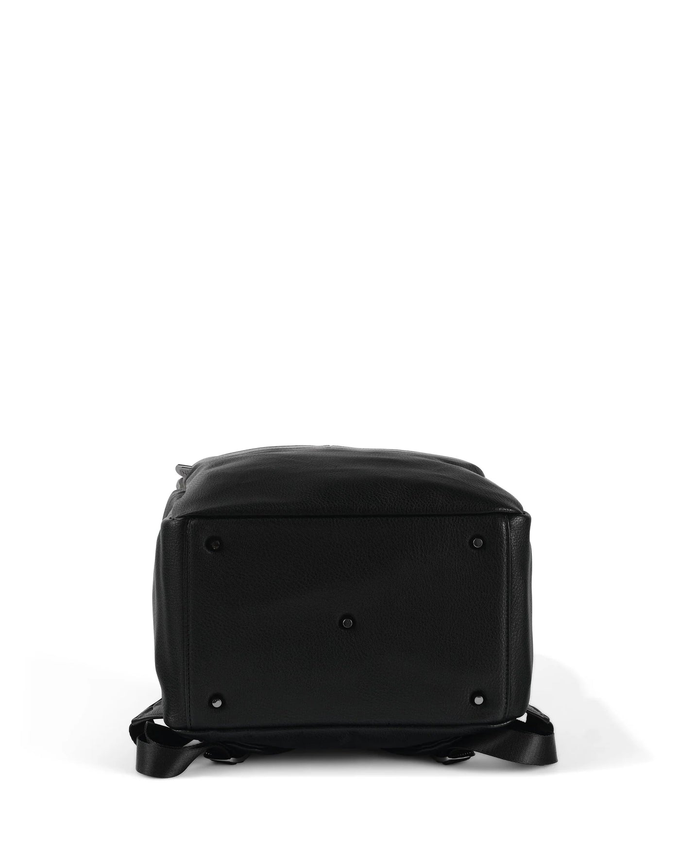 OiOi Multitasker Nappy Backpack - Black Faux Leather Backpacks OiOi 