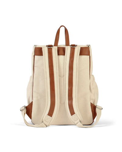 OiOi Signature Nappy Backpack - Natural Canvas Backpacks OiOi 