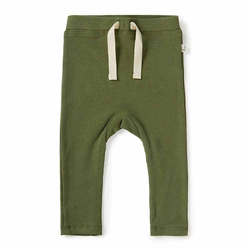 Snuggle Hunny Organic Pants - Olive