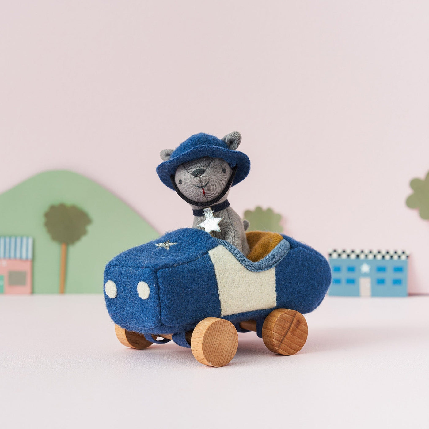 Olli Ella Holdie Dog-Go Officer - Blue Doll Olli Ella 