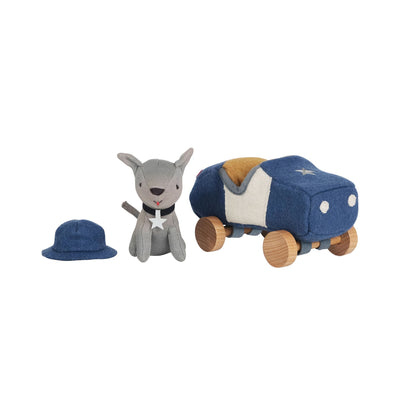 Olli Ella Holdie Dog-Go Officer - Blue Doll Olli Ella 