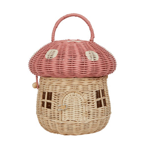 Olli Ella Rattan - Mushroom Basket | Musk