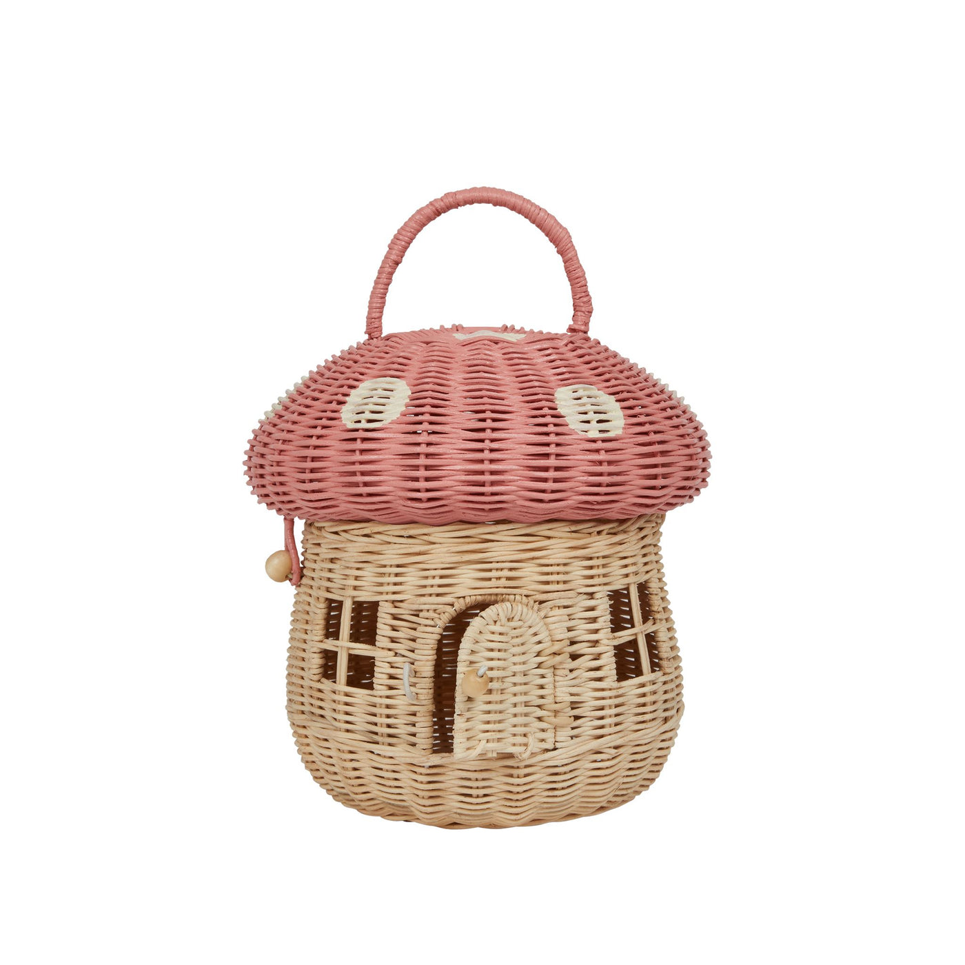 Olli Ella Rattan Mushroom Basket - Musk Basket Olli Ella 