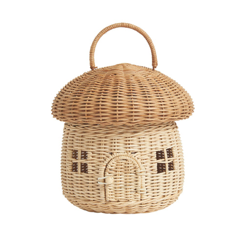 Olli Ella Rattan - Mushroom Basket | Natural