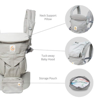 Omni 360 Cool Air Mesh Carrier - Raven Baby Carrier Ergobaby 