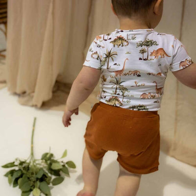 Organic Biscuit Shorts Shorts Snuggle Hunny Kids 