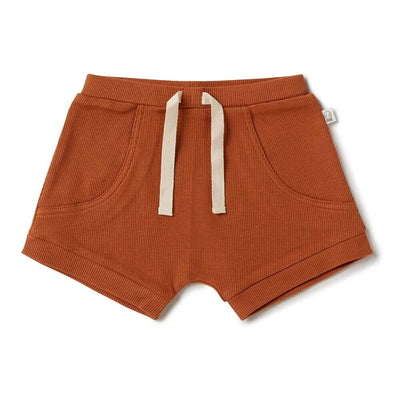 Organic Biscuit Shorts Shorts Snuggle Hunny Kids 