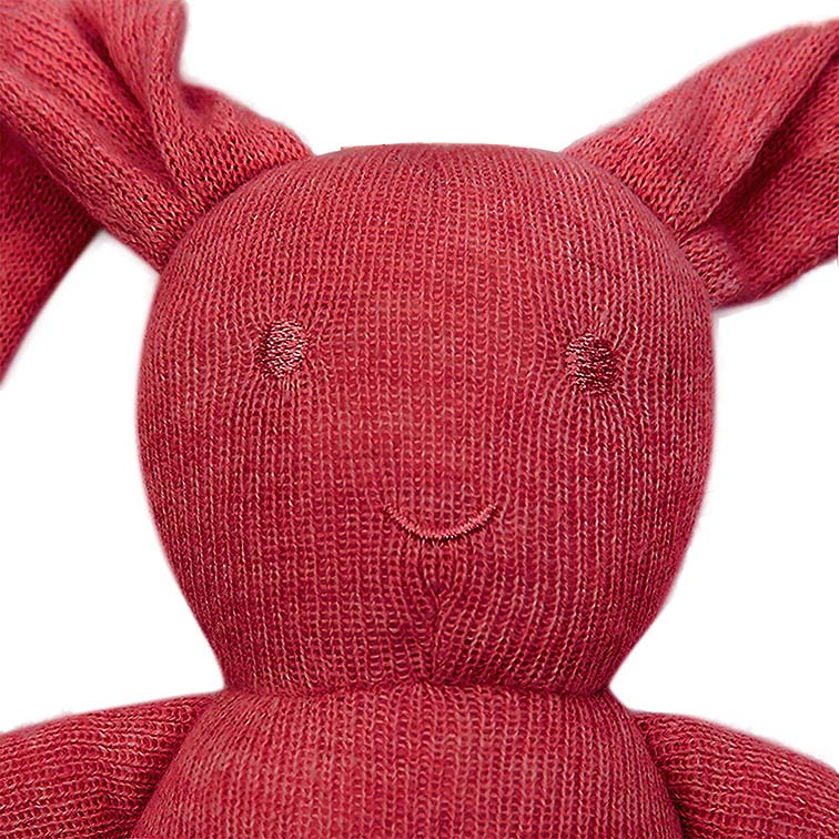 Organic Bunny Andy - Rosewood Soft Toy Toshi 