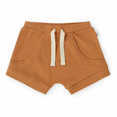 Organic Chestnut Shorts Shorts Snuggle Hunny Kids 