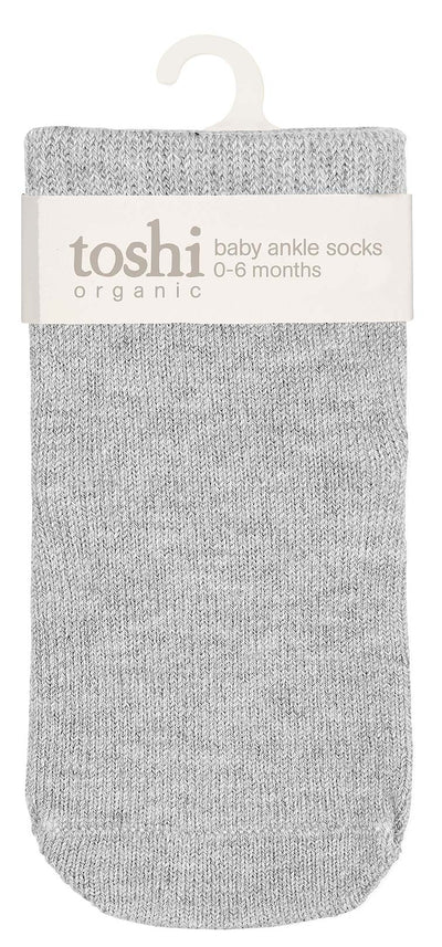 Organic Dreamtime Ankle Socks - Ash Socks Toshi 