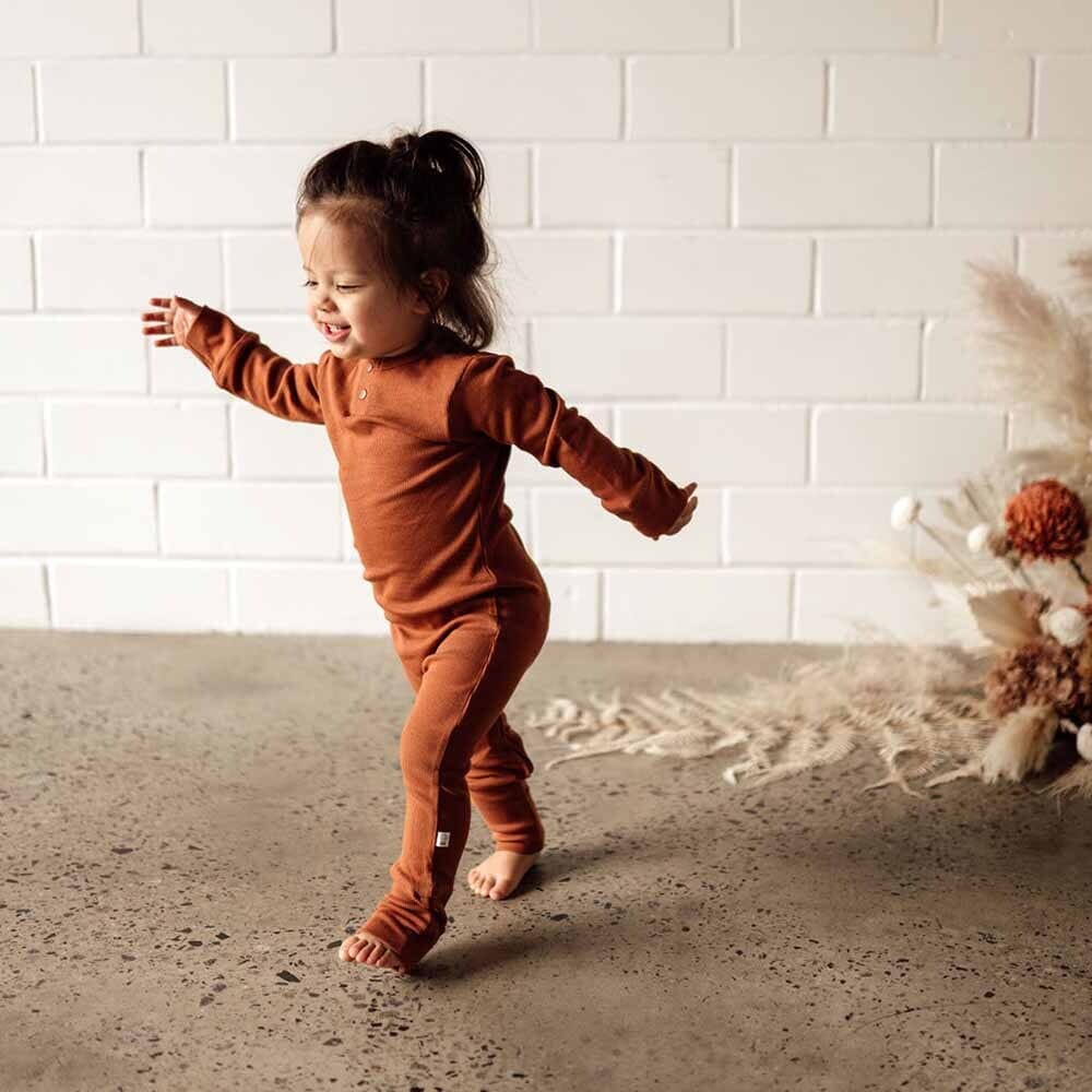 Organic Growsuit - Biscuit Growsuit Snuggle Hunny Kids 
