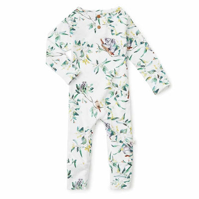 Organic Growsuit - Eucalypt Growsuit Snuggle Hunny Kids 