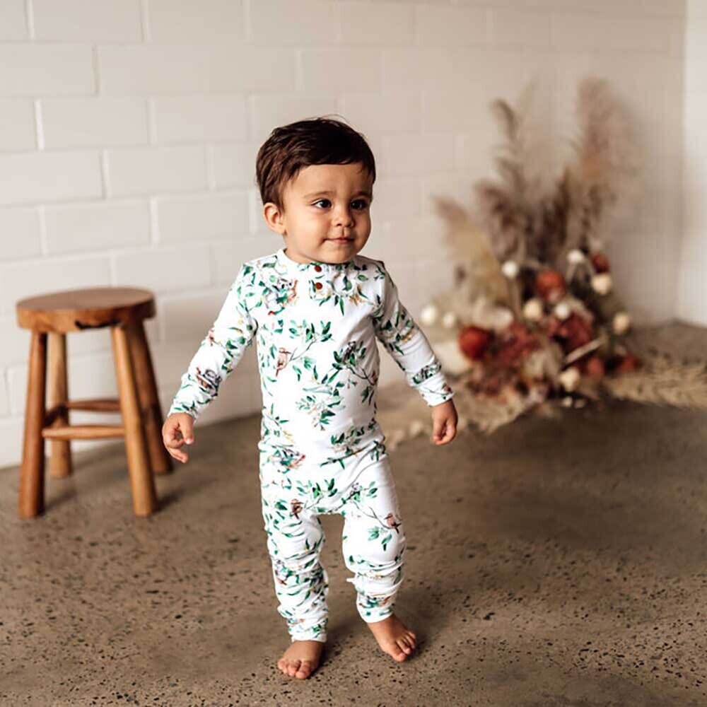 Organic Growsuit - Eucalypt Growsuit Snuggle Hunny Kids 