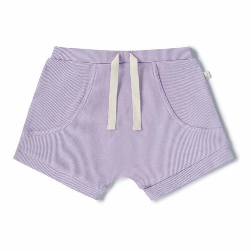 Snuggle Hunny Organic Shorts - Jacaranda
