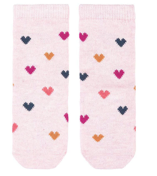 Toshi Organic Knee Jacquard Sock - Hearts