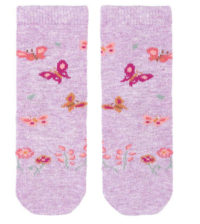 Organic Knee Jacquard Sock - Lavandula Socks Toshi 