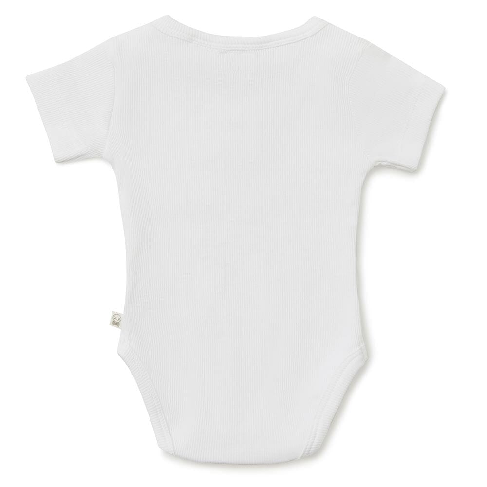 Organic Milk Short Sleeve Bodysuit Bodysuit Snuggle Hunny Kids 